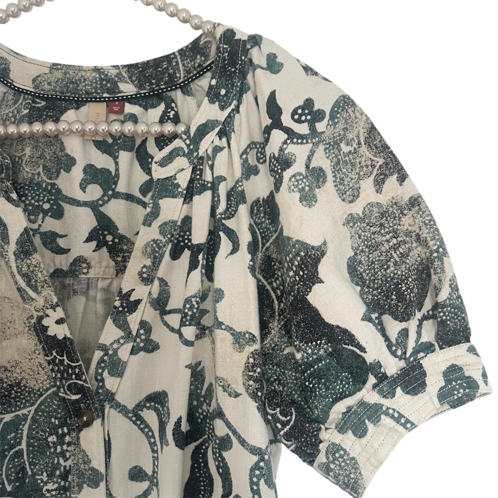 ANTHROPOLOGIE Pilcro Puff Sleeve Floral Dress Size Small - Picture 6 of 13